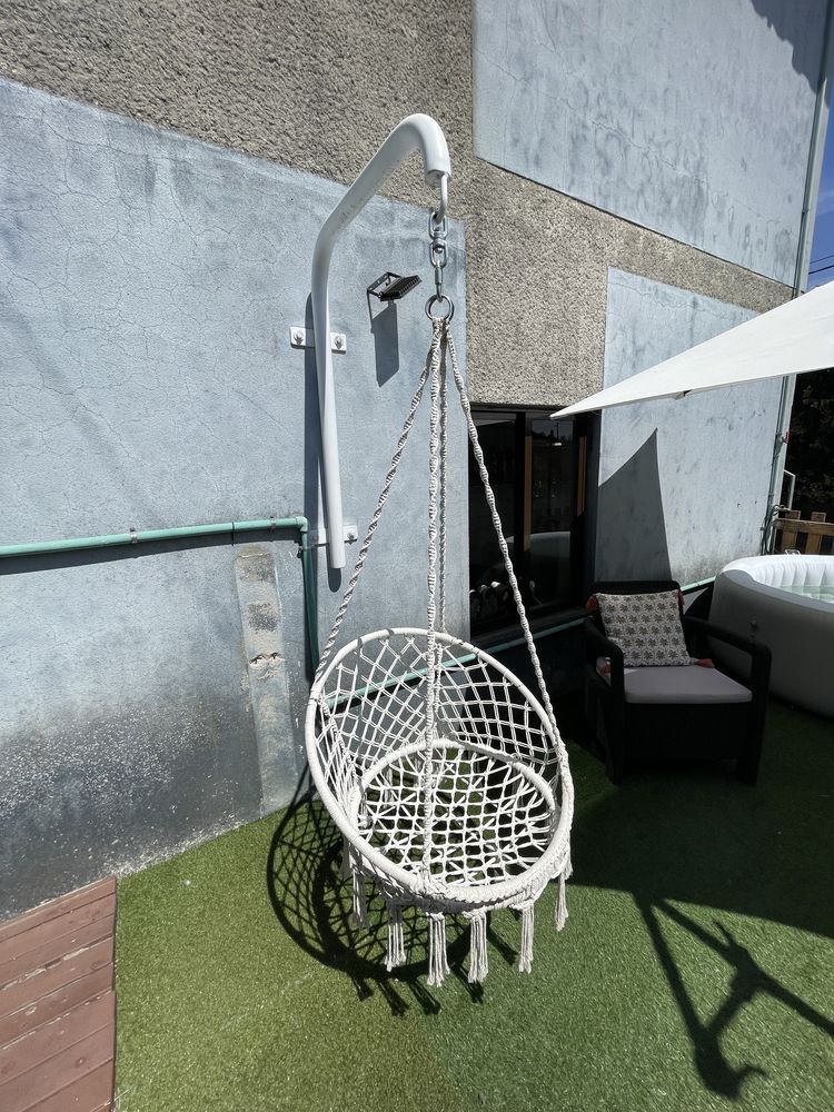Cadeira de baloiço suspensa + suporte