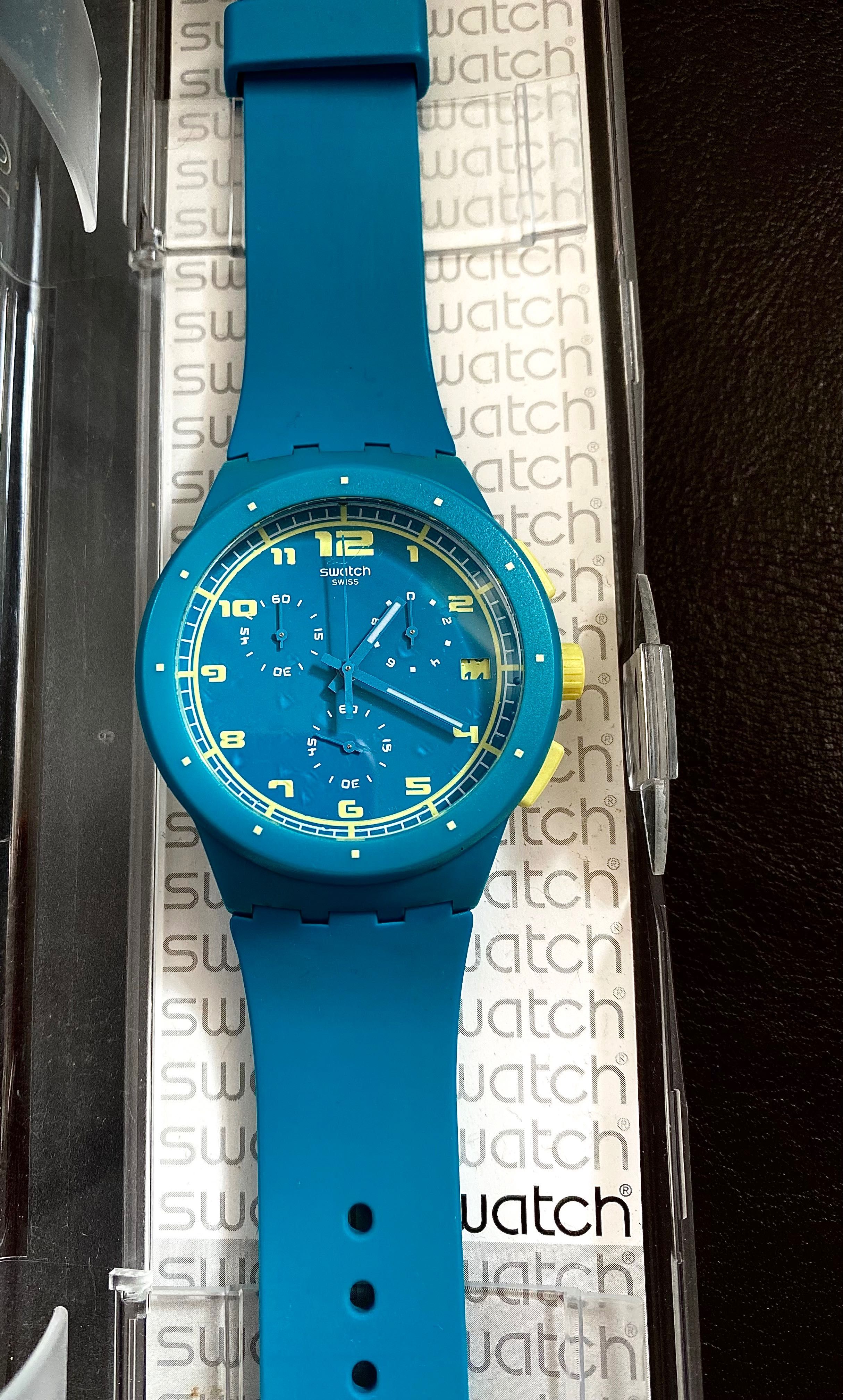 Relógio Swatch azul