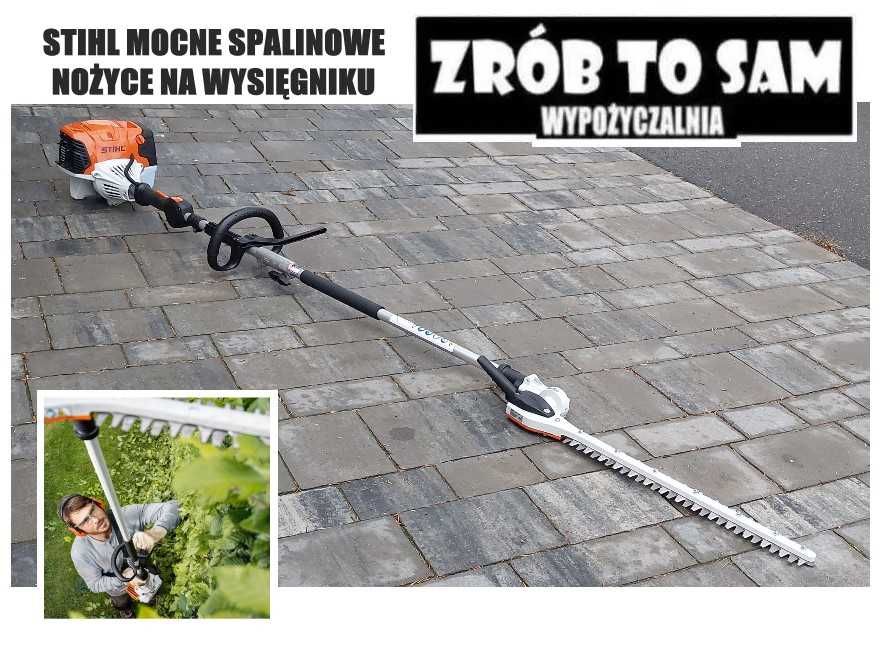 STIHL PRO KM131R nożyce spalinowe do żywopłotu na wysięgniku wynajem