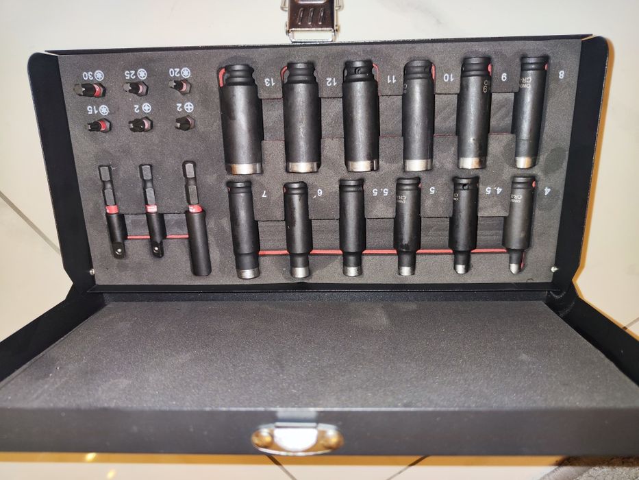 Klucze nasadowe udarowe bity Parkside performance