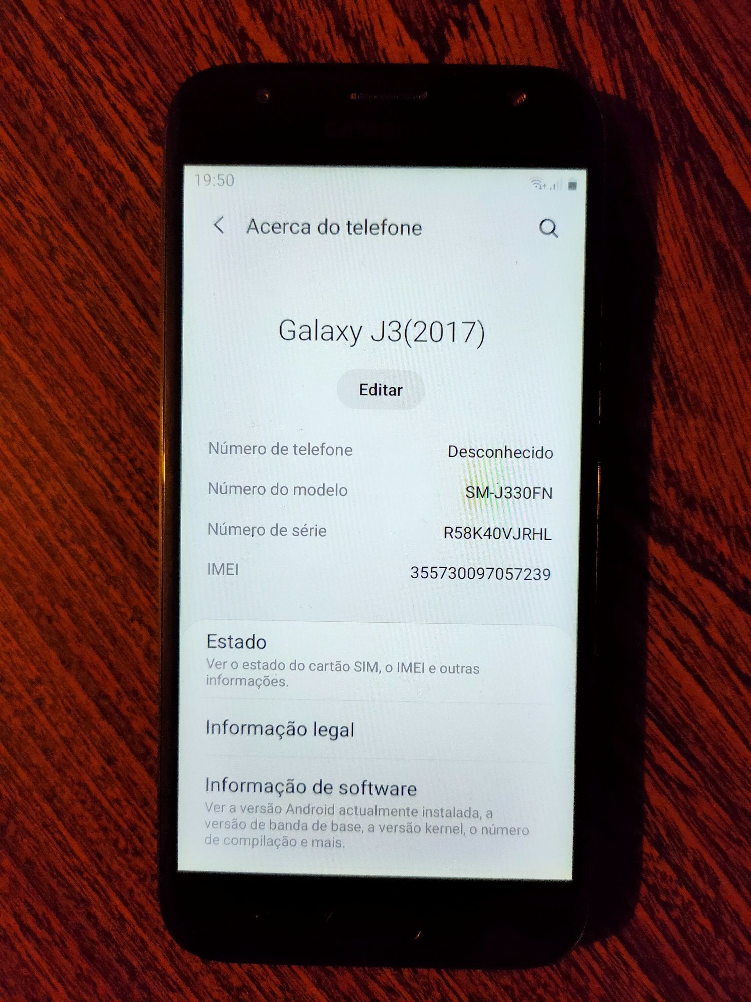 Samsung Galaxy j3 2017