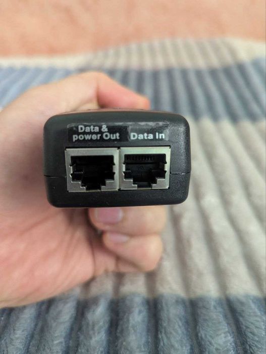 PoE інжектор (блок живлення) 48V 0.5A — для IP-камер