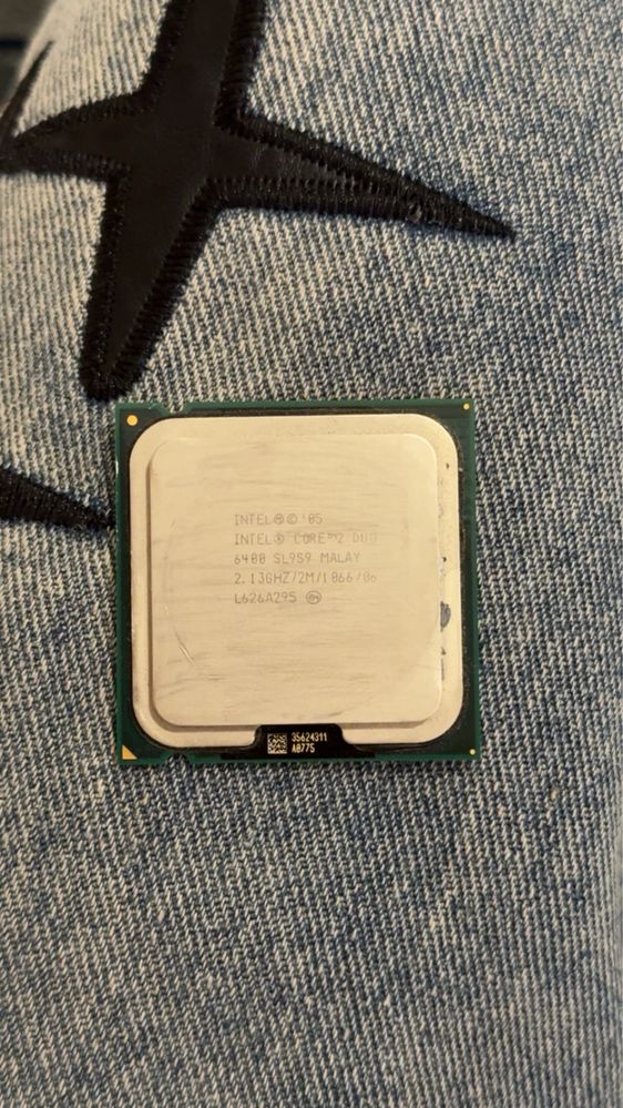 Procesor do PC Intel core 2 duo z wentylatorem CPU