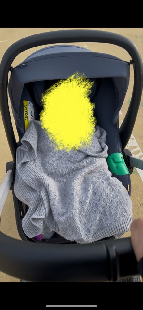 Carrinho Trio Chicco com Isofix e Alcofa