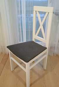 Białe krzesło drewniane zestaw 4szt.