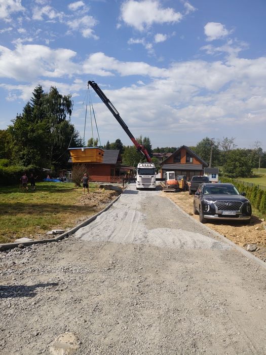 Układanie kostki brukowej granitowej Wolne terminy !  usługi Mini kopa