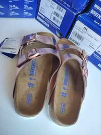 Arizona Leather metalic Cooper gold Birkenstock