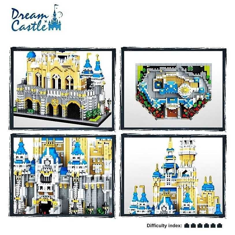 Ляльковий 3D будиночок конструктор LEZI 8028 Dream-Castle