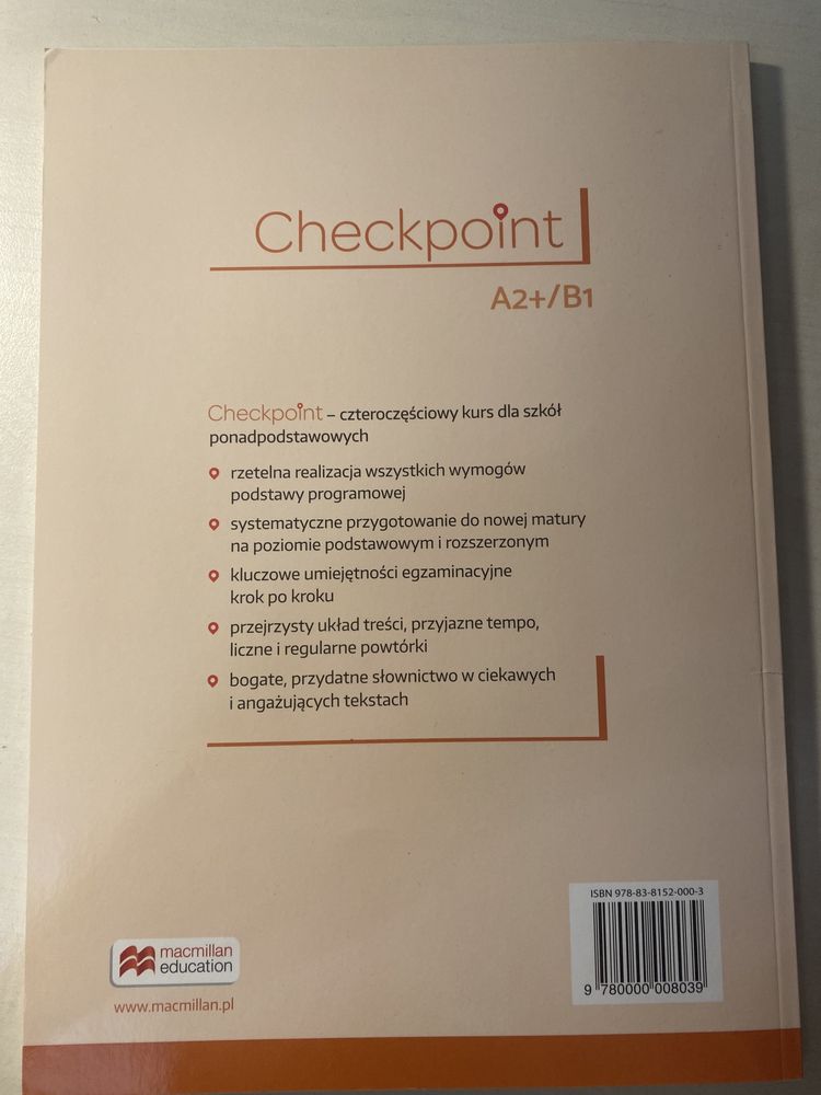 Checkpiont podręcznik do angielskiego