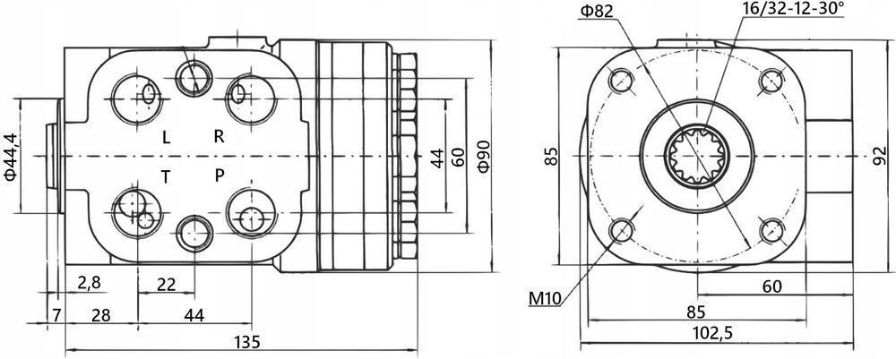 Orbitrol OSPC 100 ON Bizon Markowy 150N2151 Zamiennik Danfoss [3949]
