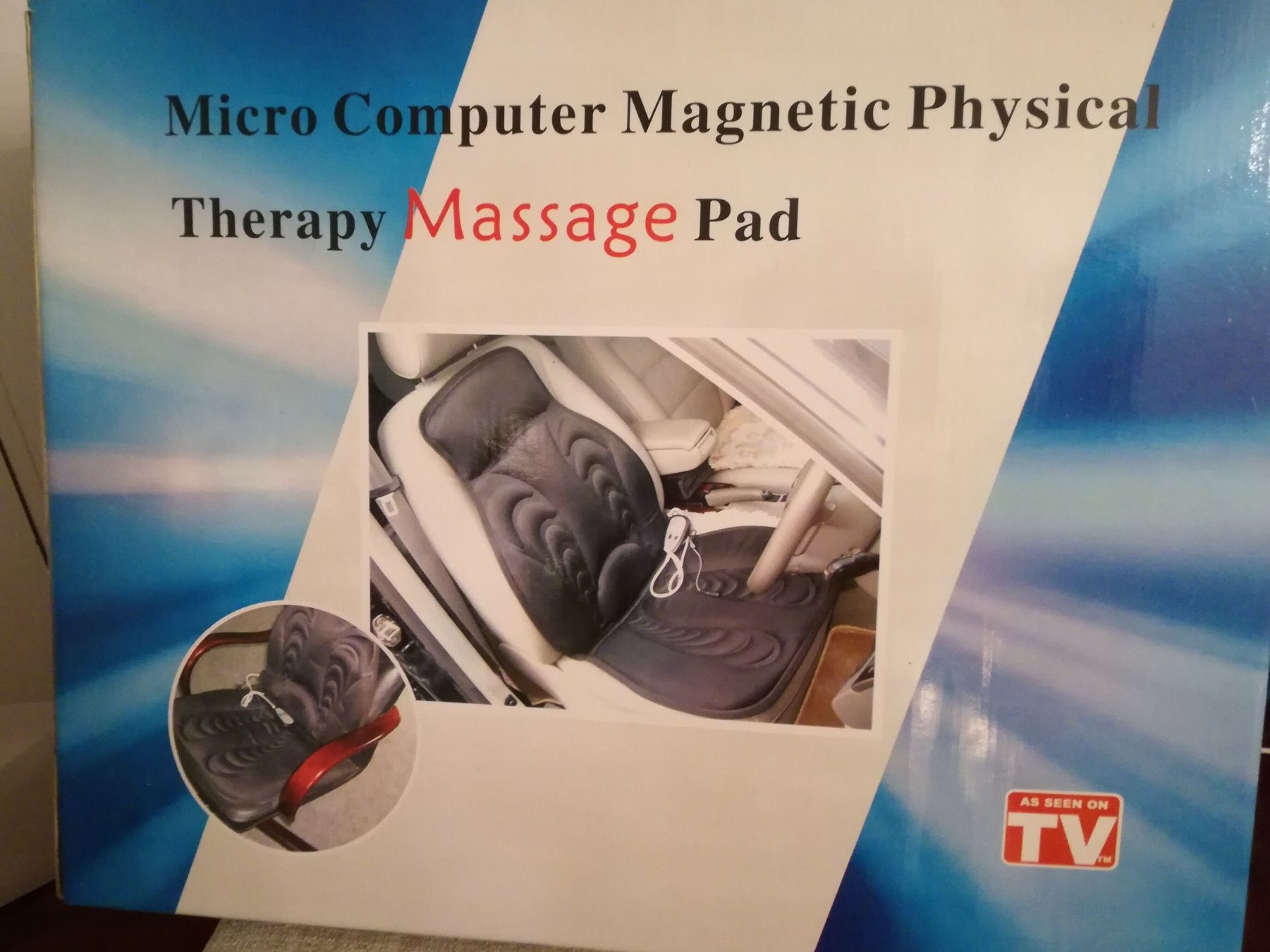 Capa de massagem eletrónica