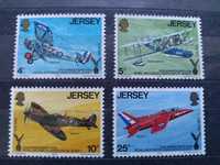 Znaczki Jersey 1975 lotnictwo