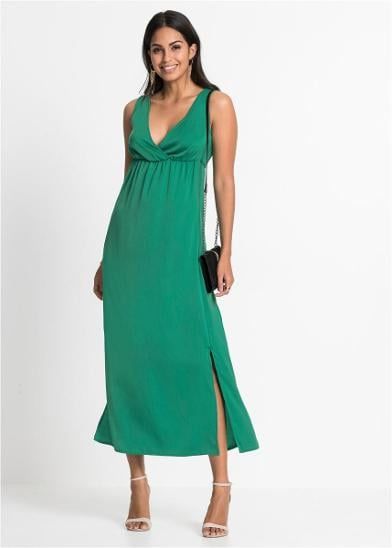 B.P.C sukienka a'la satyna zielona 38