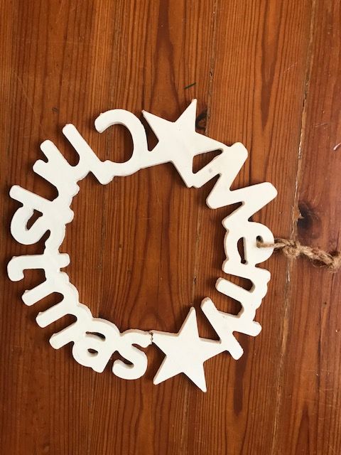 Decoração de natal Merry Christmas