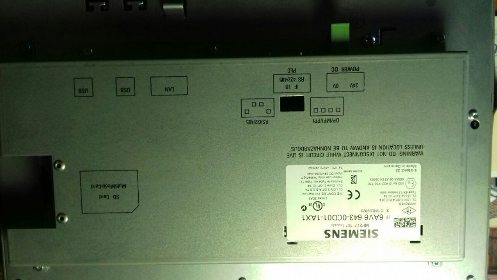Монитор Мульти панель Siemens 6AV6643-OCD1-1AXI