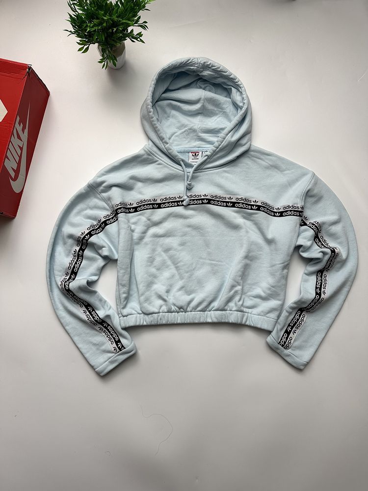 Женская кофта/ худи Adidas Cropped Hoodie!