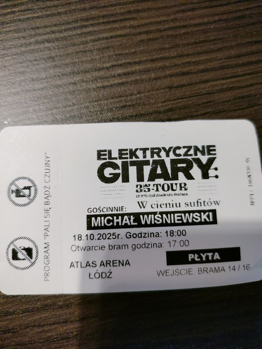 Bilety Atlas Arena Elektryczne Gitary