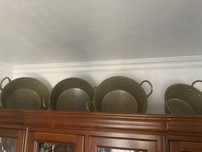 Tachos em cobre antigos