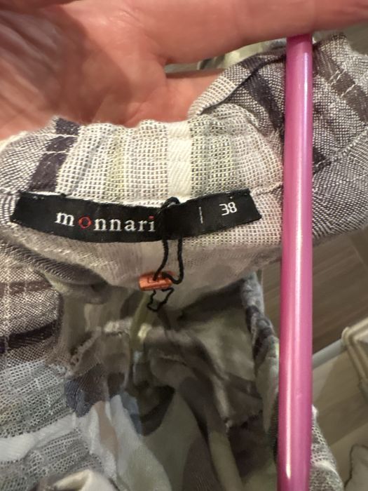 Sukienka Monnari 38 ale rozm 38/44 Hiszpanka lniana w paski