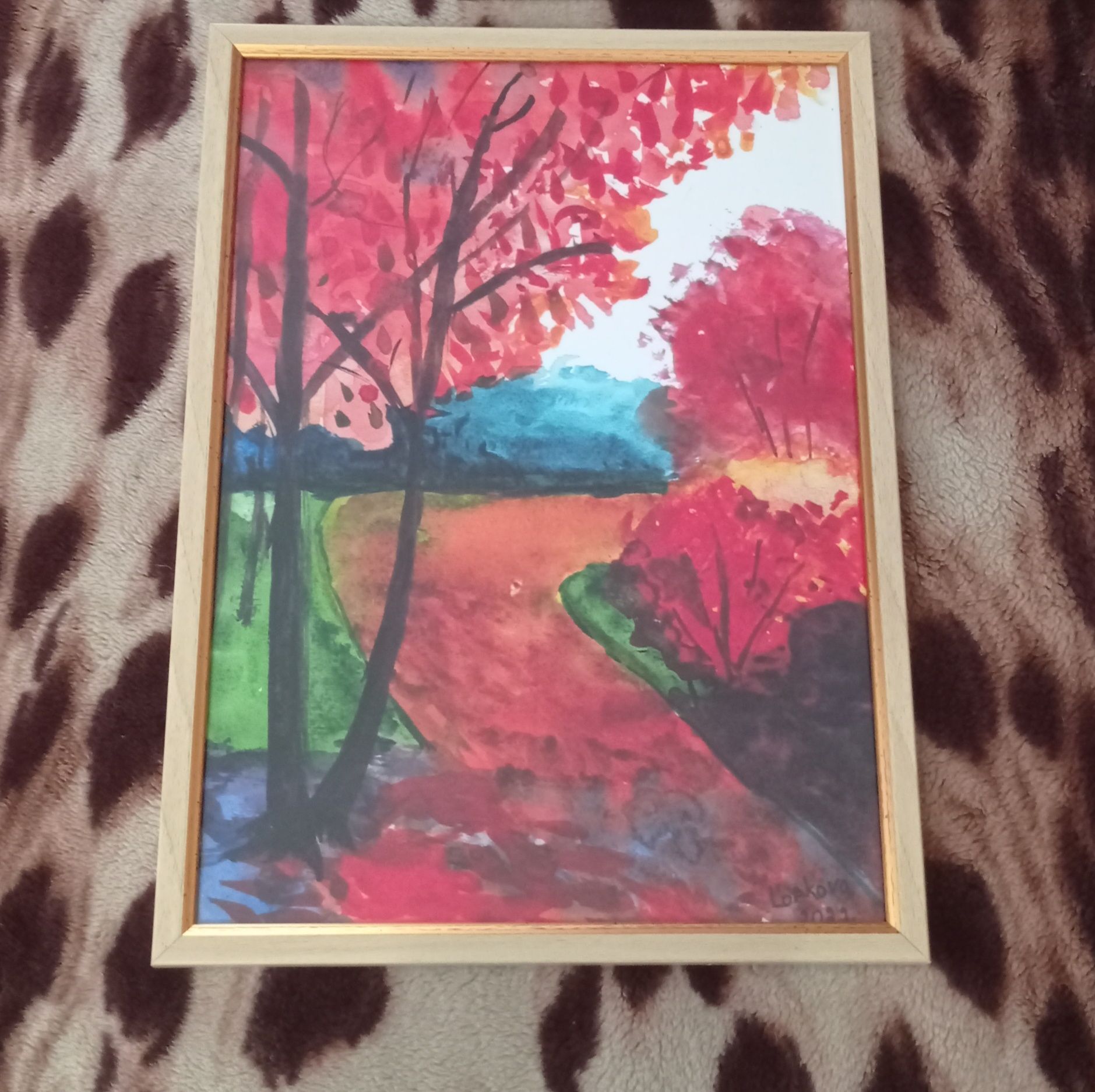 Постер "Осенний пейзаж"