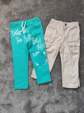 Spodnie dla chłopca rozmiar 92 i 98