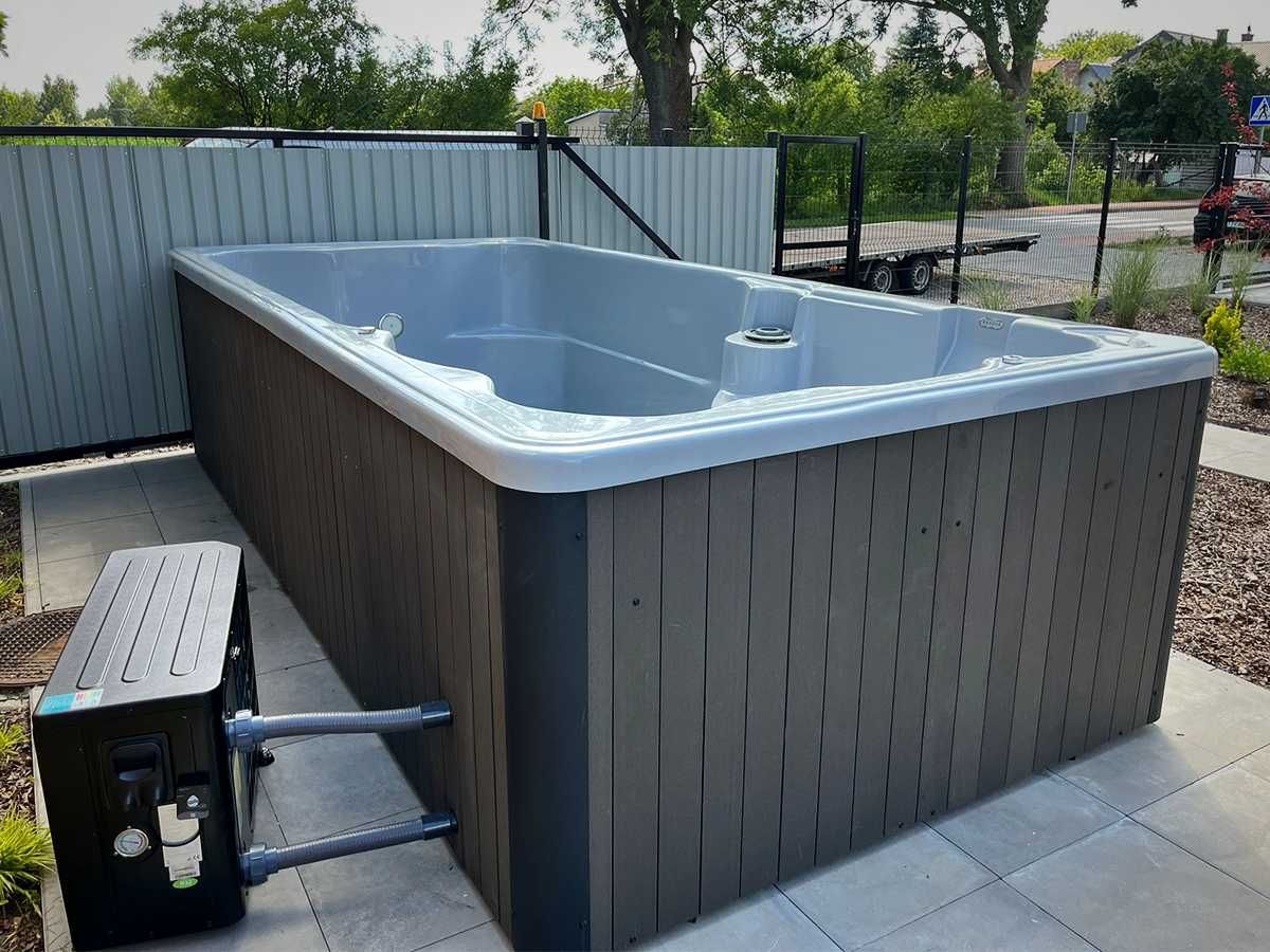 SWIM SPA Basen KONGO z jacuzzi przeciwprąd EUROLINE hydromasaż
