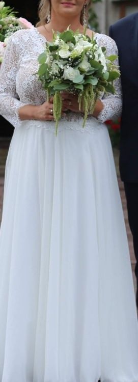 Suknia ślubna - duży rozmiar