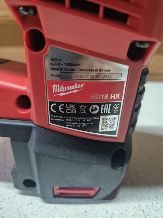 Milwaukee Młotowiertarka HX