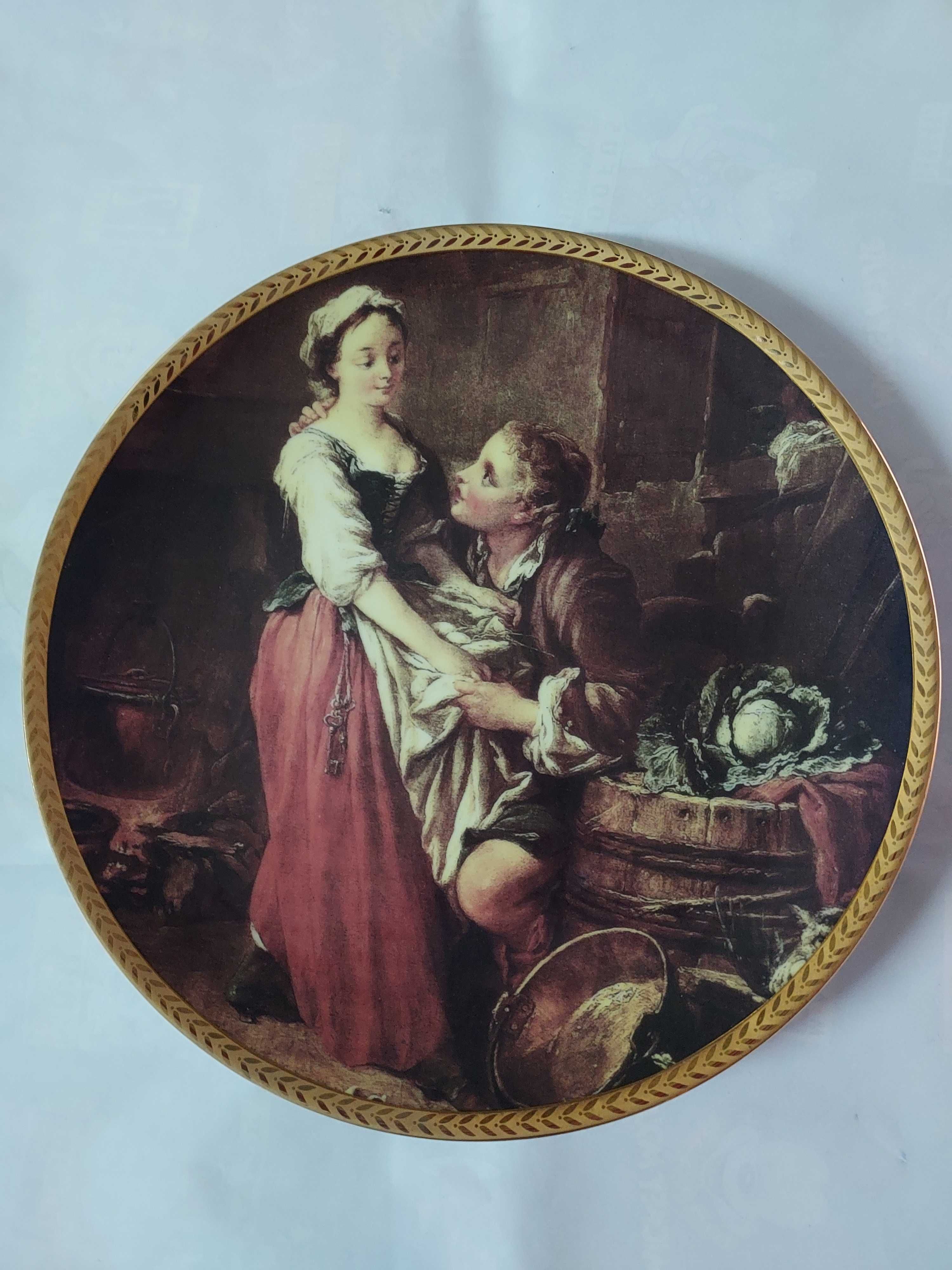 Coleção de 6 Pratos Clássicos da Pintura – Peças Decorativas