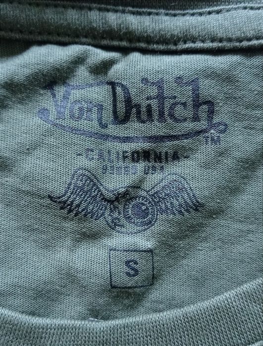 Футболка в стиле милитари с фирменным логотипом Von Dutch