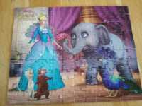 Puzzle 3d Barbie księżniczka wyspy 120 el.+ disney 3d 72 el. + gratis