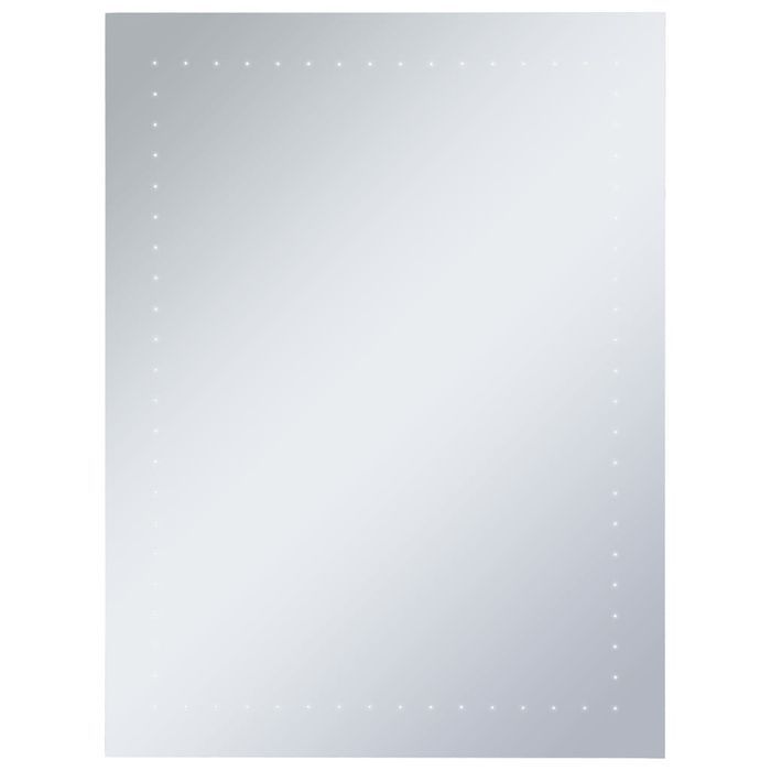 Vidaxl Ścienne Lustro Łazienkowe Z Led, 60 X 80 Cm
