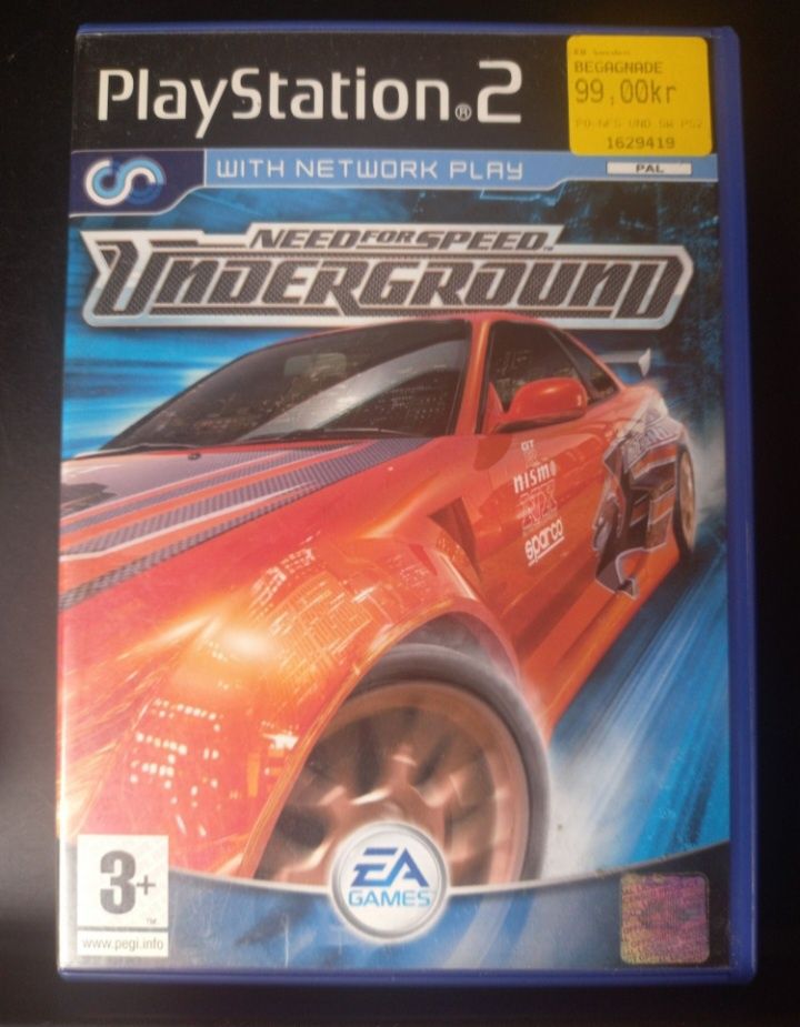 Jogo playstation 2 need for speed undergrond