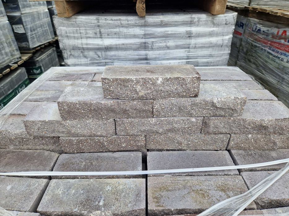 Palisada Betonowa Łupana Cegła Jadar Murek Obrzeże Okazja