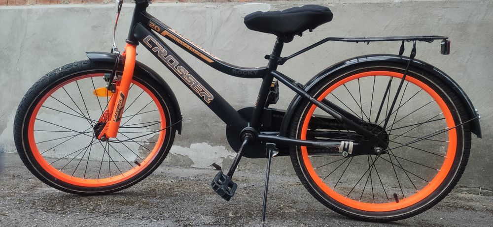 Дитячий Велосипед Rocky Crosser-13 з кошиком та дод. коліщатками