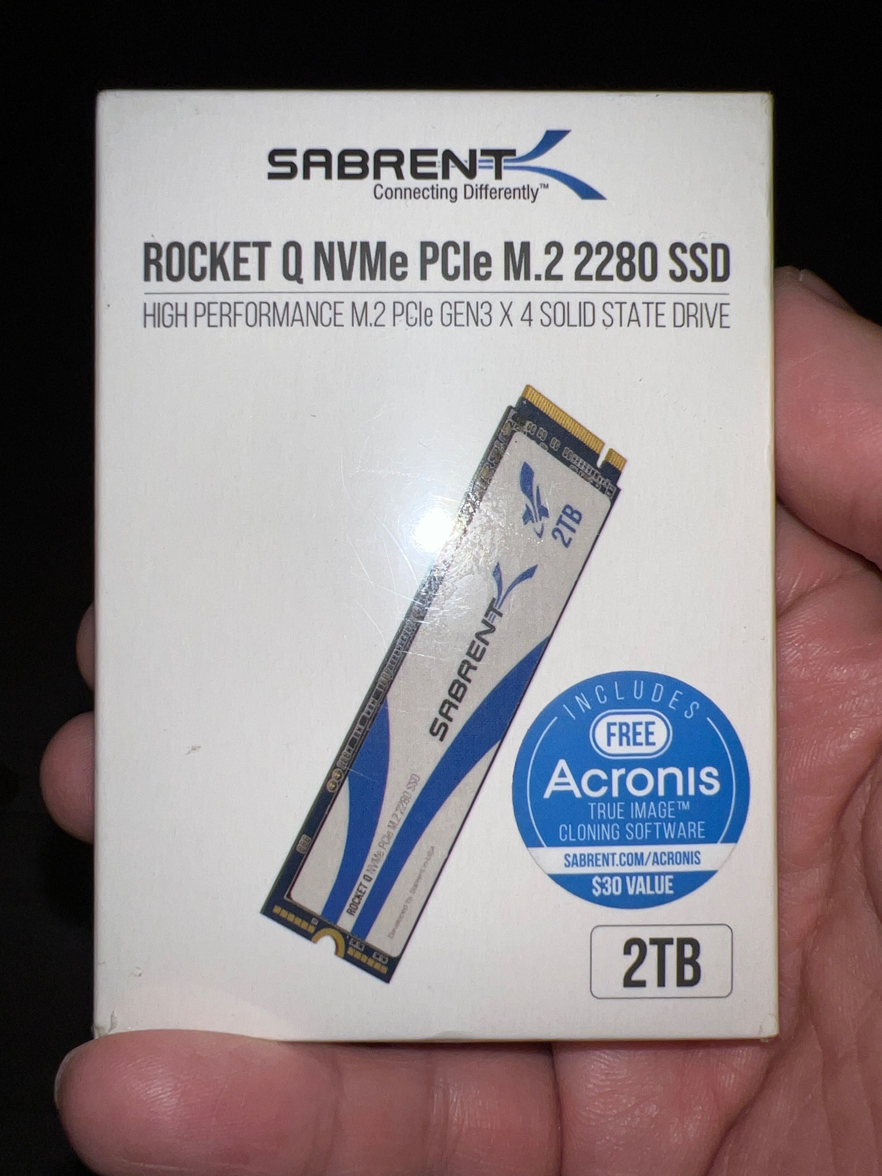 Sabrent SB-RKTQ-2TB M.2 PCIe M.2 SSD