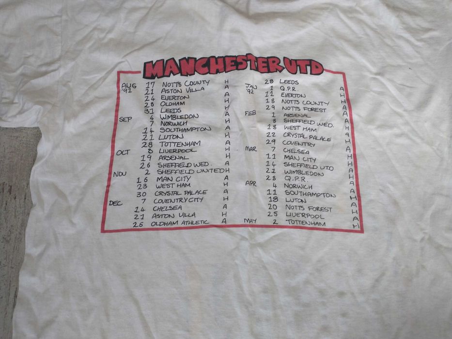 Manchester United 1991/1992 XXL