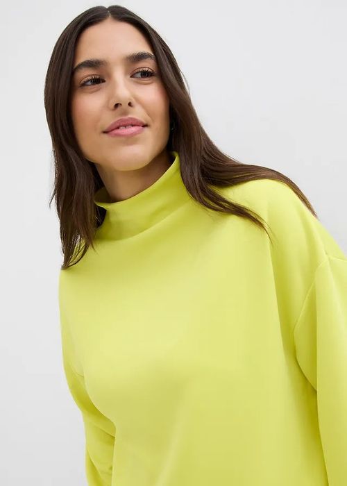 B.P.C bluza damska limonkowa oversize r.44/46