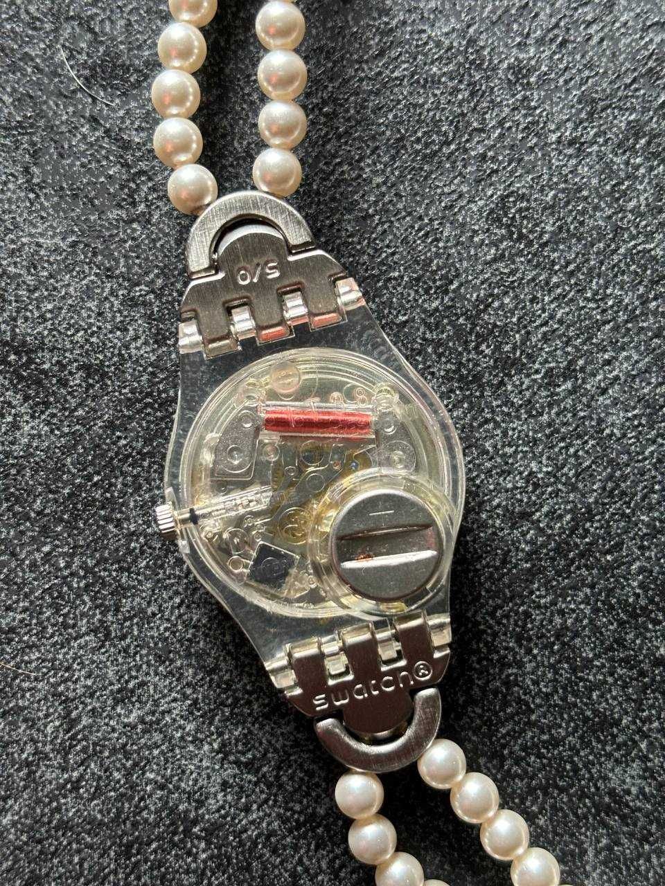 Zegarek Swatch z podwójną bransoletą