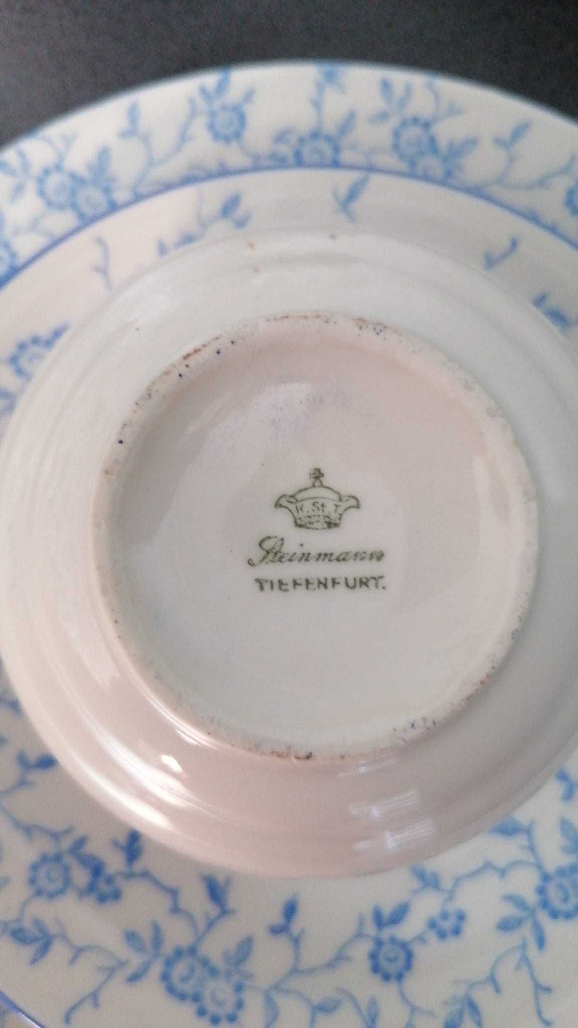 Przedwojenna porcelana śląska z Tiefenfurt/Parowa Steimann