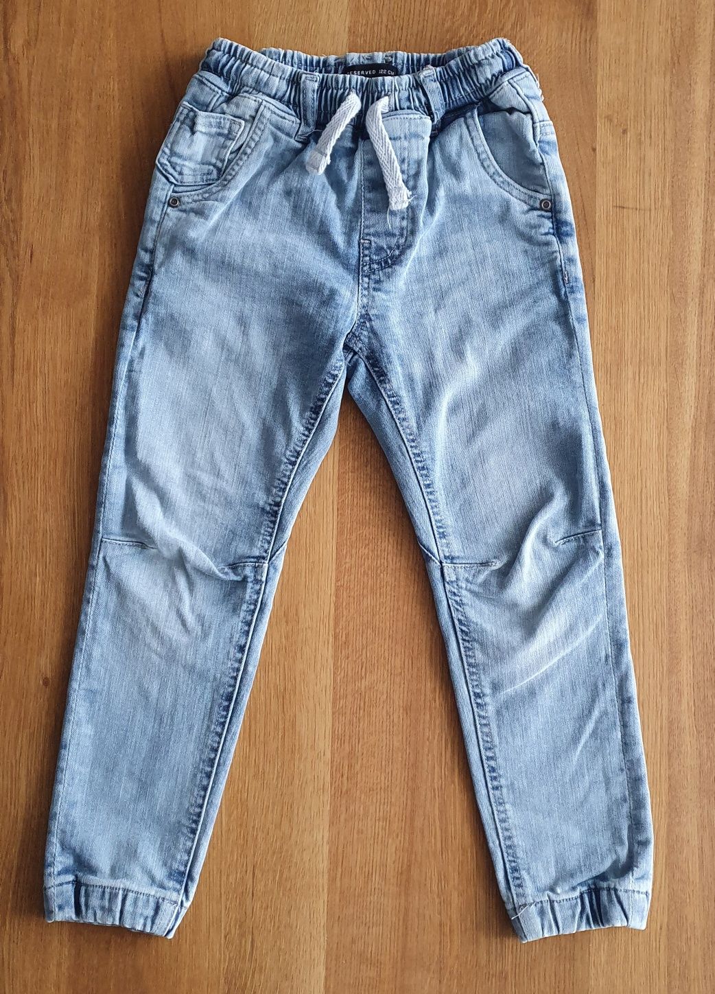 Reserved spodnie denim dżinsowe 122