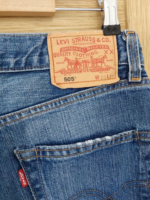 Męskie spodnie jeansy oryginalne roz S M 32 model 504 Levi's proste