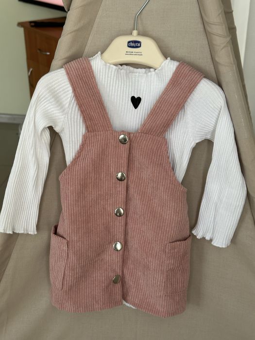 Вельветовий сарафан для дівчинки 68 розмір