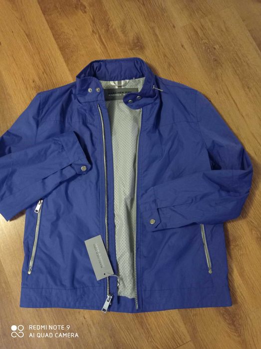 Marc New York M kurtka damska wodoodporna wiatroodporna USA niebieska