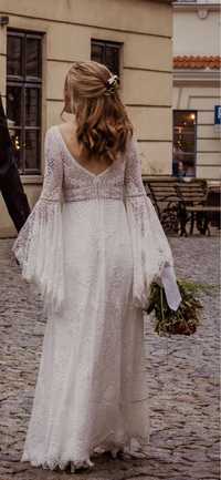 Suknia ślubna boho rustykalna Dama Couture