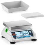 waga stołowa 2 platformy interfejs rs232 3 kg / 1 g lcd m legalizacja
