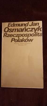 Książka  Rzeczpospolita Polaków E.J. Osmańczyk