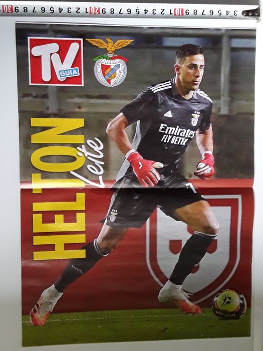Poster Helton Leite do S L B - Sport Lisboa e Benfica