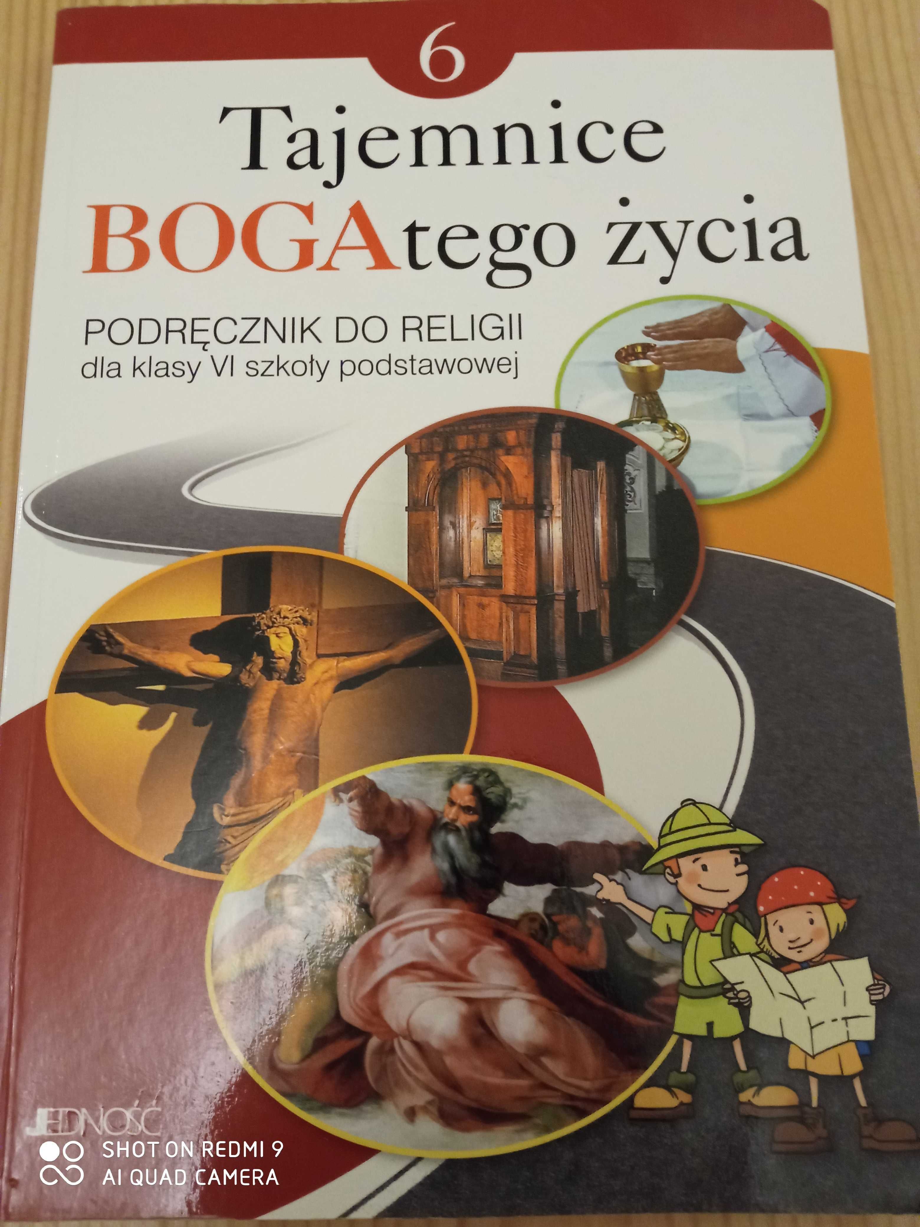 Tajemnice BOGAtego życia,, klasa 6, podręcznik do religii