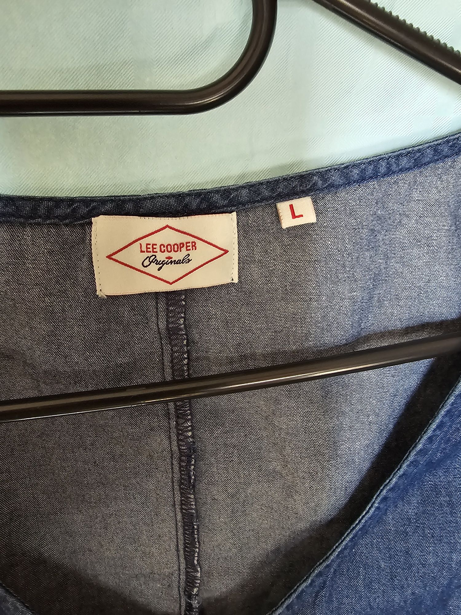 Sukienka damska Lee Cooper jeans r. L z paskiem